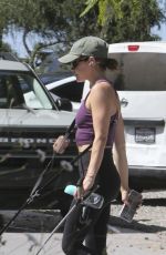 LUCY HALE Out Walking Her Dogs in Los Angeles 06/27/2024