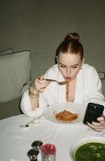MADELAINE PETSCH at a Photoshoot in Milan, June 2024