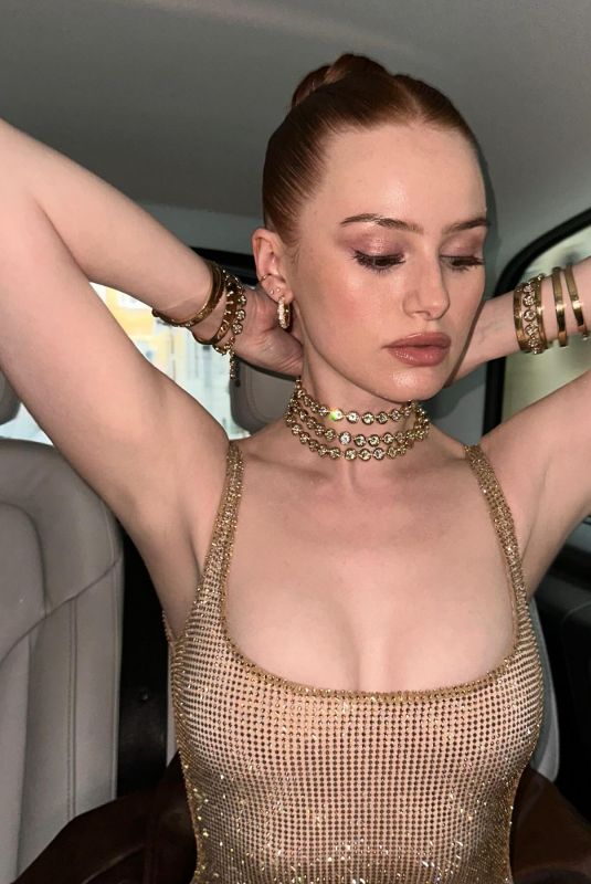 MADELAINE PETSCH at a Photoshoot in Milan, June 2024