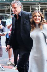 MARISKA HARGITAY and Peter Hermann Arrives at The Gotham Awards in New York 06/04/2024
