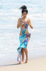 MASSIEL TAVERAS in Swimsuit at a Beach in Malibu 06/18/2024