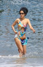 MASSIEL TAVERAS in Swimsuit at a Beach in Malibu 06/18/2024