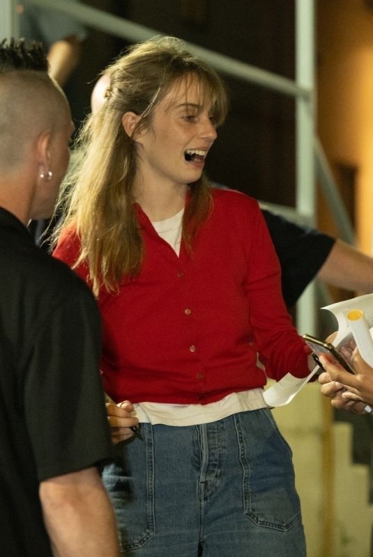 MAYA HAWKE Arrives at Her Chaos Angel Show at Buckhead Theatre in Atlanta 06/03/2024