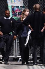 MAYA HAWKE Leaves Jimmy Kimmel Live! at El Capitan Entertainment Centre in Hollywood 06/11/2024