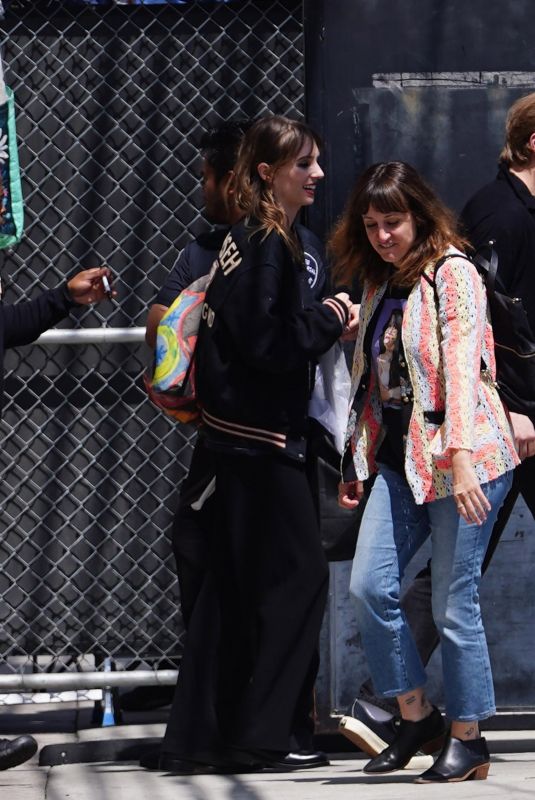 MAYA HAWKE Leaves Jimmy Kimmel Live! at El Capitan Entertainment Centre in Hollywood 06/11/2024