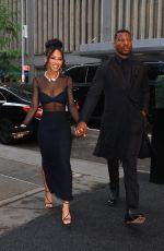 MEAGAN GOOD Arrives at Frederick Douglass Annual Awards Dinner in New York 06/06/2024