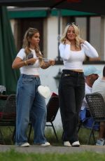 MEGAN PICKFORD and ANOUSKA SANTOS Out and About in Cologne 06/25/2024