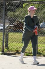 MEGHAN TRAINOR Out at a Park in Los Angeles 06/27/2024