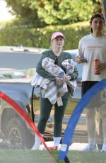 MEGHAN TRAINOR Out at a Park in Los Angeles 06/27/2024