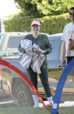 MEGHAN TRAINOR Out at a Park in Los Angeles 06/27/2024