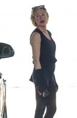 MELANIE GRIFFITH Drives Her Porsche to Dealer for a Routine Recall Check in Los Angeles 06/24/2024