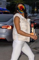 MICHELLE RODRIGUEZ Out for Dinner at Giorgio Baldi in Santa Monica 06/06/2024