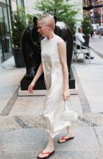 MICHELLE WILLIAMS Arrives at Vogue Dinner Party in New York 06/03/2024