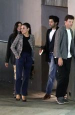 MILA KUNIS and Ashton Kutcher Out for Dinner with Jordan Masterson in Los Angeles 05/03/2024
