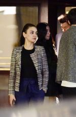 MILA KUNIS and Ashton Kutcher Out for Dinner with Jordan Masterson in Los Angeles 05/03/2024