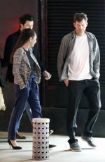MILA KUNIS and Ashton Kutcher Out for Dinner with Jordan Masterson in Los Angeles 05/03/2024