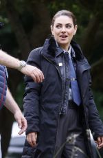 MILA KUNIS at a Police Officer Filming Knives Out Movie in Epping 06/12/2024