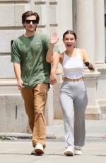 MILLIE BOBBY BROWN and Jake Bongiovi Out for Coffee in New York 06/14/2024