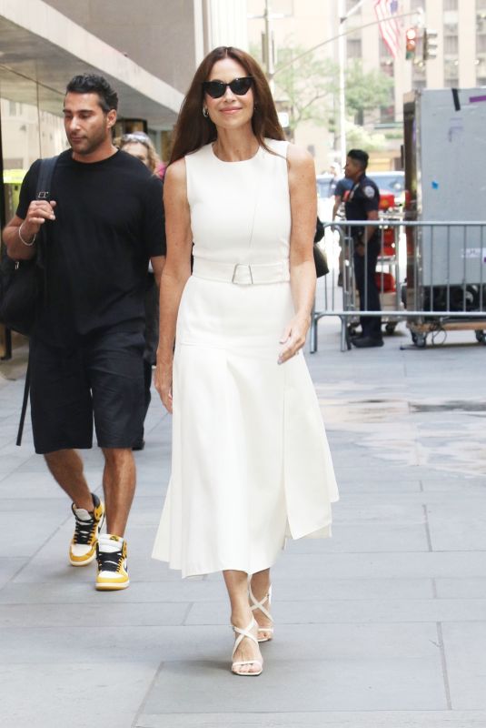 MINNIE DRIVER Leaves Today Show in New York 06/12/2024