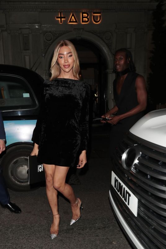 MUNROE BERGDORF Leaves Gaia in London 06/20/2024