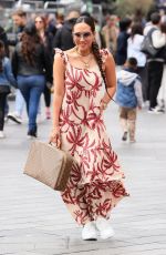 MYLEENE KLASS Arrives at Smooth Radio in London 06/08/2024