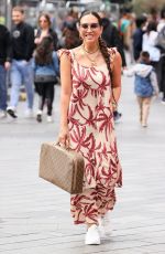 MYLEENE KLASS Arrives at Smooth Radio in London 06/08/2024