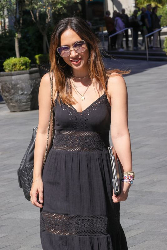 MYLEENE KLASS Arrives at Smooth Radio in London 06/20/2024