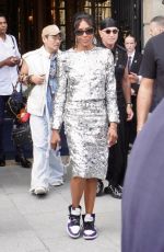 NAOMI CAMPBELL Leaves Her Hotel in Paris 06/25/2024