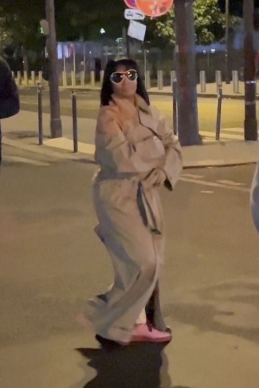 NICKI MINAJ Night Out at Eiffel Tower in Paris 06/10/2024