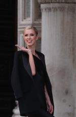 NICKY HILTON Arrives at Max Mara Resort 2025 at Doge Palace in Venice 06/11/2024