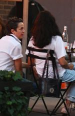 NICOOLE ARI PARKER and SARITA CHOUDHURY Out for Dinner at Bar Pisellino in New York 06/21/2024