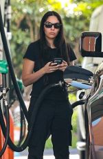 NOOR ALFALLAH at a Gas Station in Los Angeles 05/29/2024