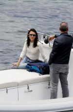 OLGA FONDA Boarding a Boat in Ibiza 06/16/2024