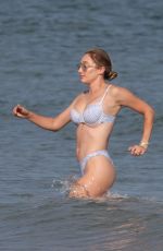 OLIVIA and AURORA CULPO at a Beach in Rhode Island 06/25/2024
