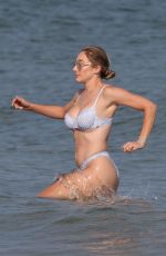 OLIVIA and AURORA CULPO at a Beach in Rhode Island 06/25/2024