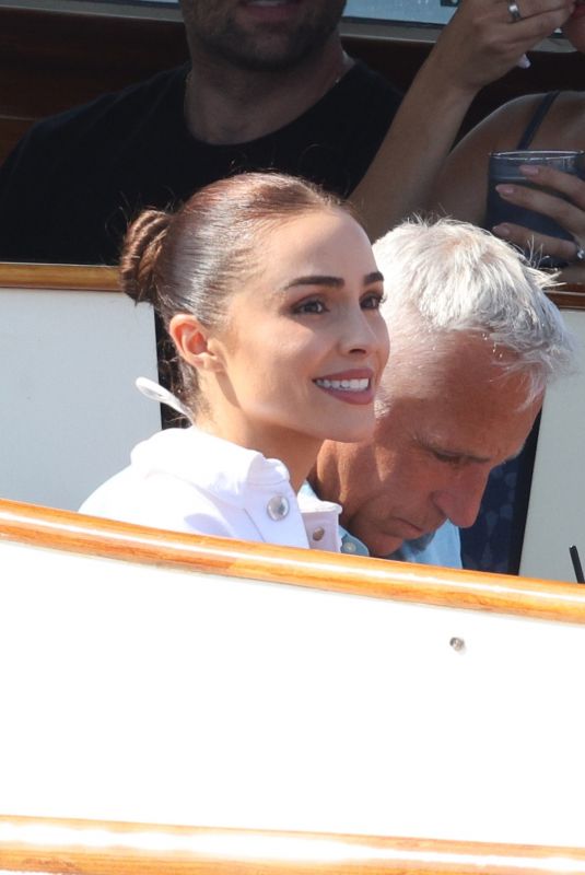 OLIVIA CULPO Enjoying a Day of Boating with Her Family in Rhode Island 06/26/2024