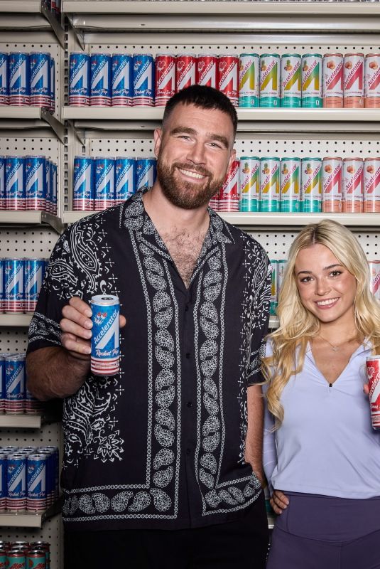 OLIVIA DUNNE and Travis Kelce for Accelerator Energy Drinks, 2024