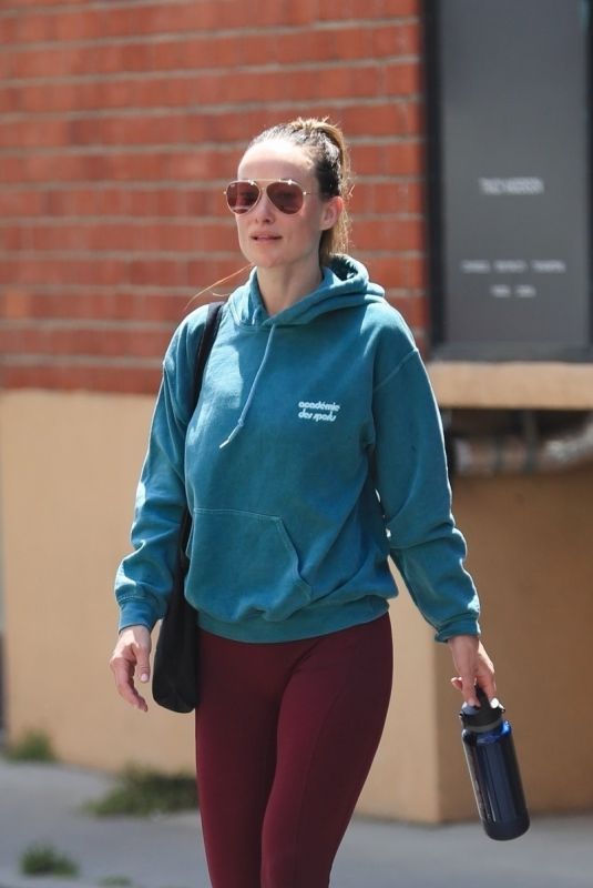 OLIVIA WILDE Leaves a Gym in Los Angeles 05/30/2024