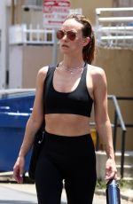 OLIVIA WILDE Leaves an Intense Workout in Los Angeles 06/05/2024