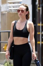 OLIVIA WILDE Leaves an Intense Workout in Los Angeles 06/05/2024
