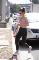 OLIVIA WILDE Leaves Tracy Anderson Method Studio Gym in Studio City 06/18/2024