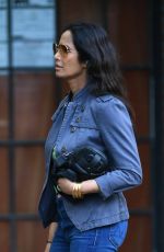 PADMA LAKSHMI Leaves Gotham Cannabis Dispensary Store in New York 06/07/2024