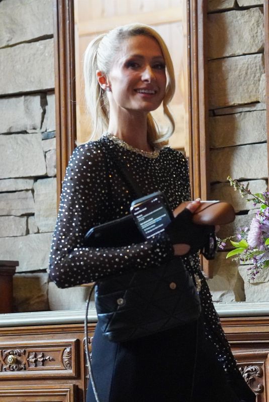 PARIS HILTON Taking a Break from Business Meetings in Park City 06/03/2024