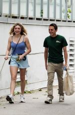 PEYTON LIST Out with Her Dog in Vancouver 06/23/2024