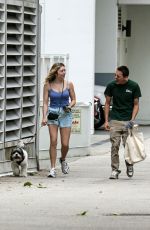 PEYTON LIST Out with Her Dog in Vancouver 06/23/2024