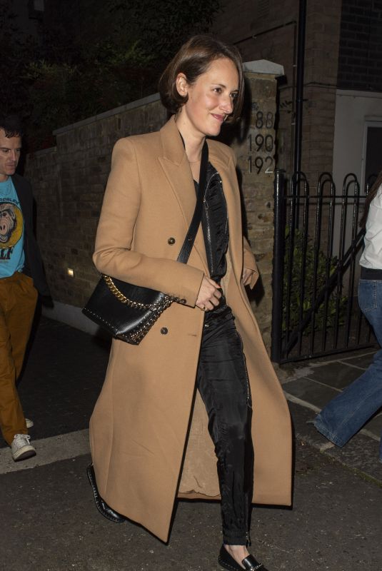 PHOEBE WALLER-BRIDGE Leaves Casa Cruz in Notting Hill 06/11/2024