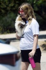 Pregnant GEORGIA MAY JAGGER Out with Her Dogs in Hollywood Hills 06/19/2024