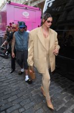 Pregnant HAILEY BIEBER Arrives at Her Rhode Skin Pop up in New York 06/23/2024