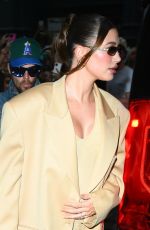 Pregnant HAILEY BIEBER Arrives at Her Rhode Skin Pop up in New York 06/23/2024