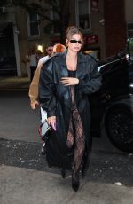 Pregnant HAILEY BIEBER Out for Dinner with Justin Bieber and JUSTINE SKYE in New York 06/22/2024